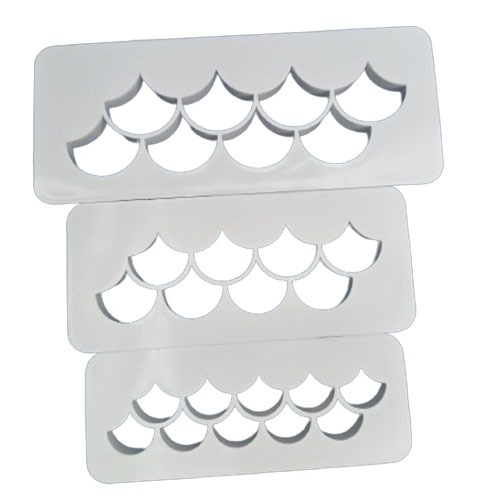 KIT C/3 Cortadores de Plástico Pasta Americana Biscuit Artig
