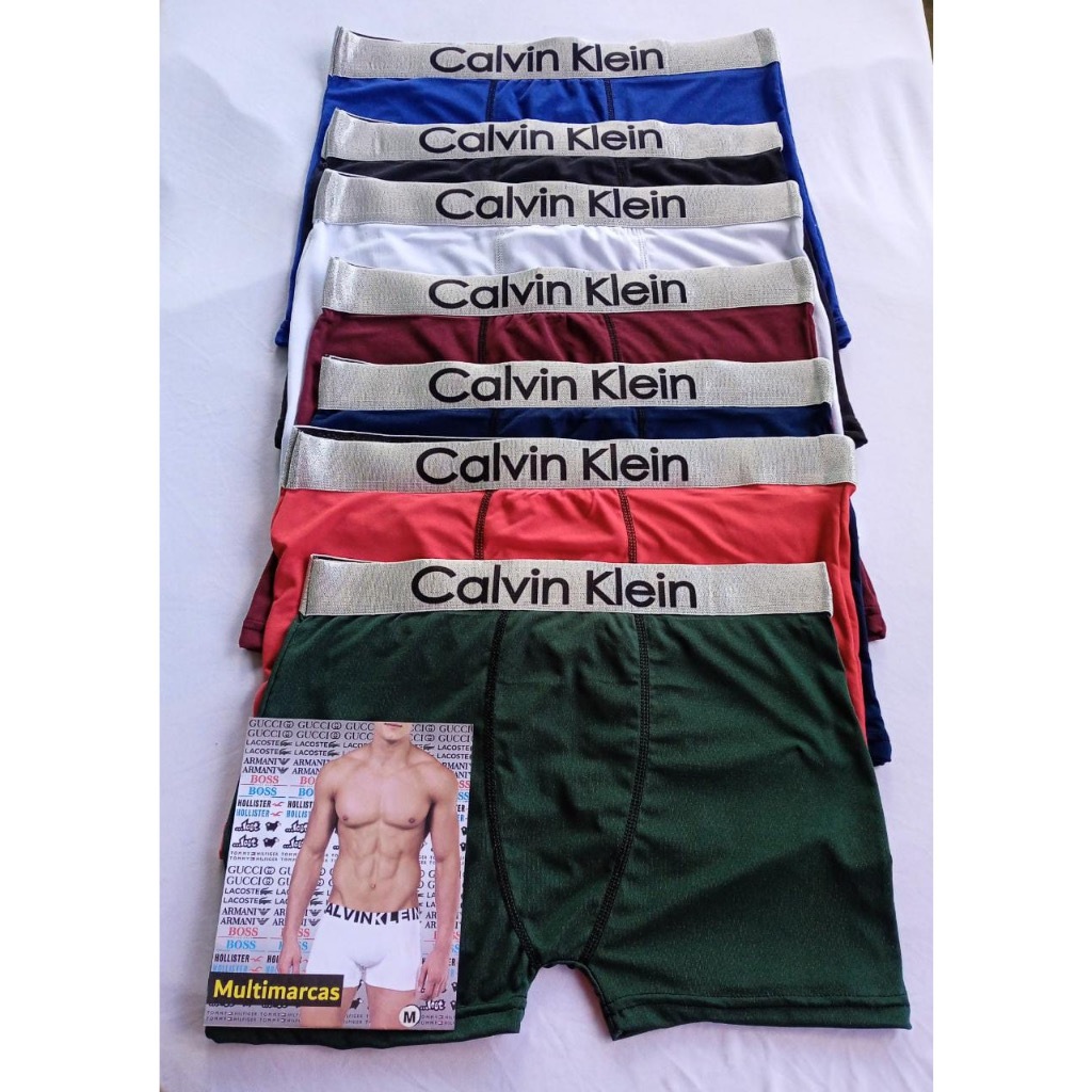 kit 10 cuecas boxer box microfibra com forro 100% algodão