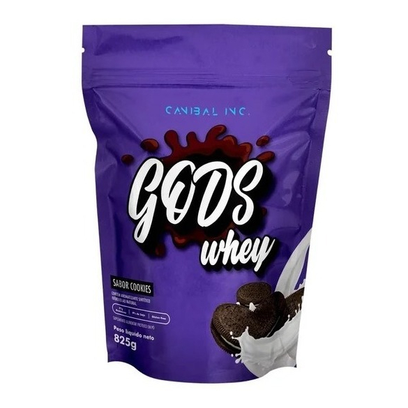 Gods Whey 100% Concentrado 900g Refil - Canibal