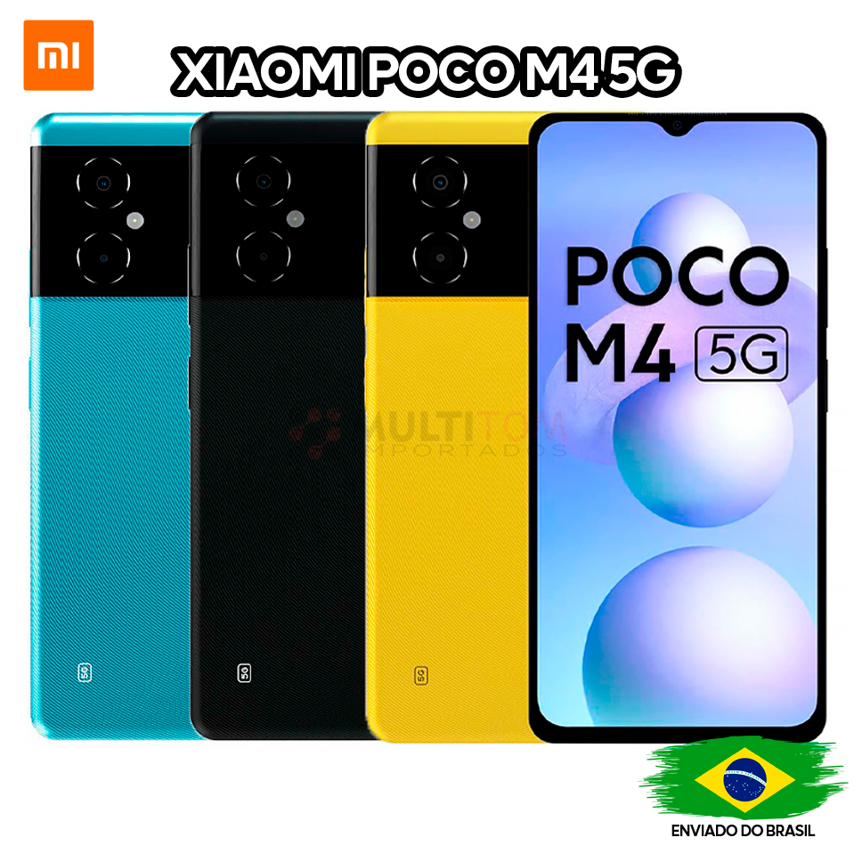 Xiaomi Poco M4 5G 128/6GB 64/4GB Ram - Versão Global