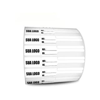 Etiqueta Joias Personalizada 84x12mm 100un