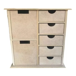 Organizador Mdf Mini Comoda Armazenamento Objetos Biju