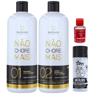 BoraBella Não Chore Mais 19 Aminoacidos Profissional Kit Litro