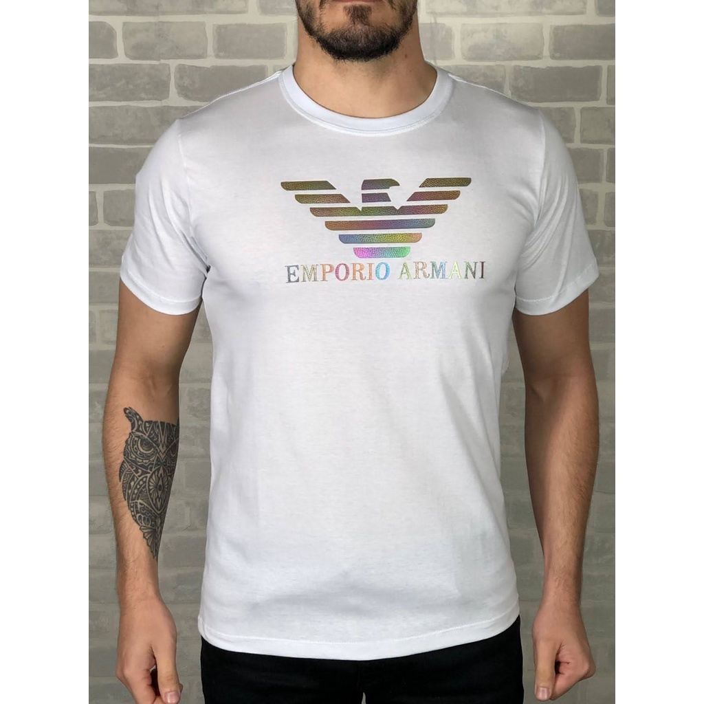 Camisa Masculina Malha Premium 40.1 do P ao G3 - Camiseta Padrão Shopping