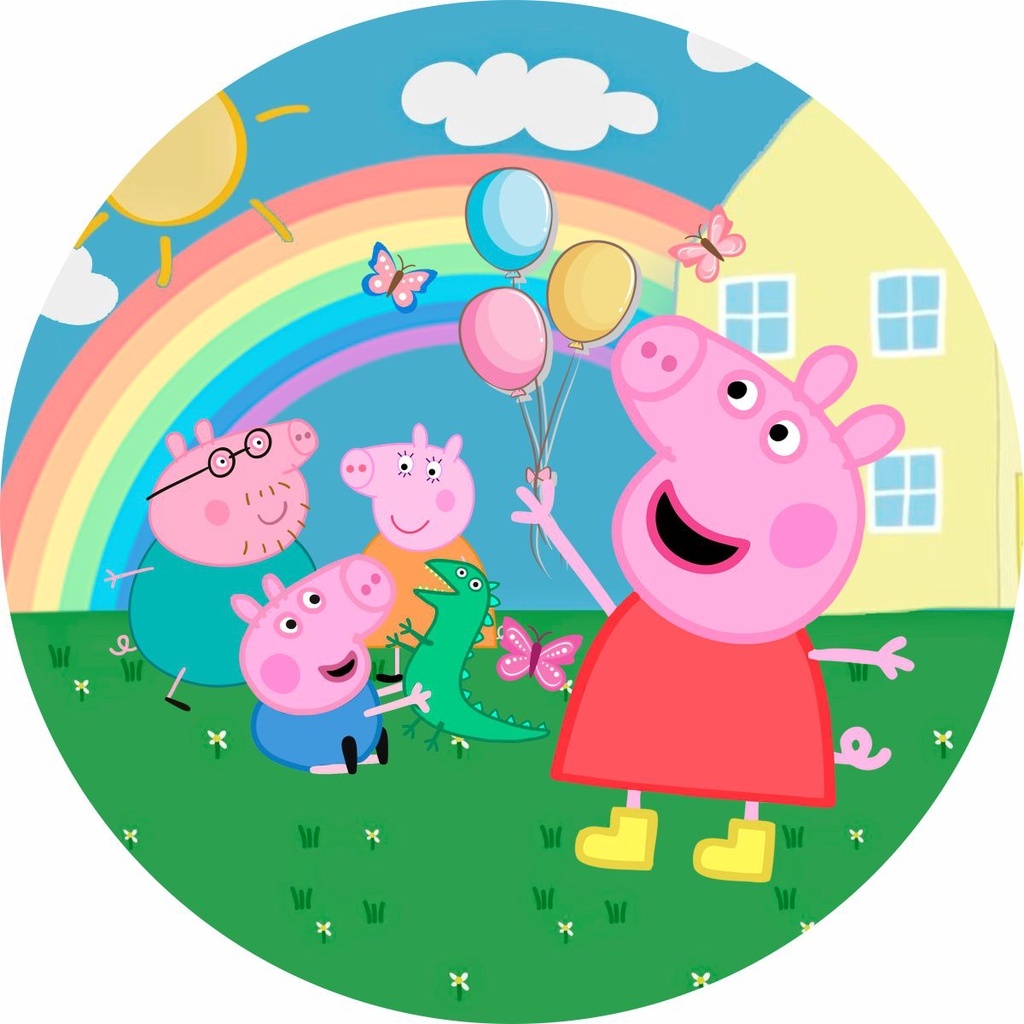 Painel em Lona Festa Infantil Pepa Pig