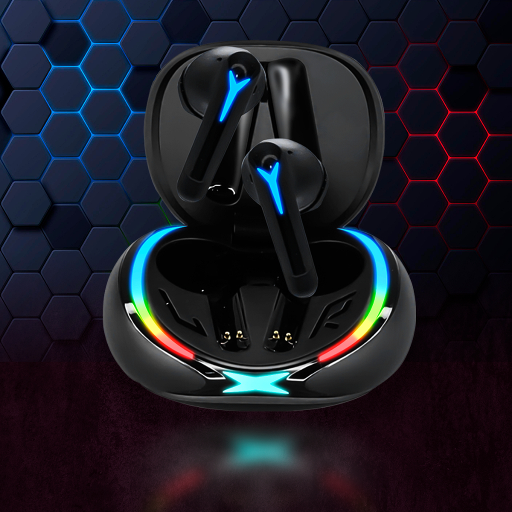 Fone de ouvido Sem fio Bluetooth Tws Rgb Modo Jogo Acesso a Siri ...