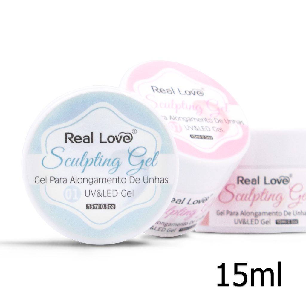 Gel de Modelagem para Unhas Sculpting Uv/Led Ultra Brilho 15ml - Real –  Real Love Brasil