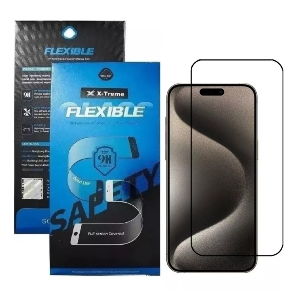 iPhone 15 Pro Max 15 Plus 15 Pro 15用 Película Compatível iPhone 15/15 Pro/15 Plus/15 Pro Max Flexible