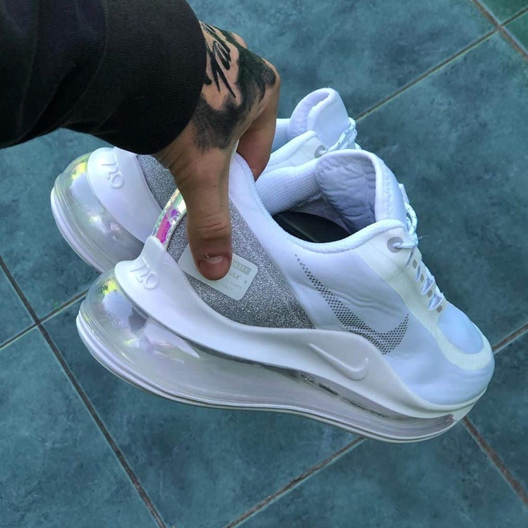 Tênis Nike Air Max 720 Branco Bolha Masculino e Feminino Esportivo - Promoção !