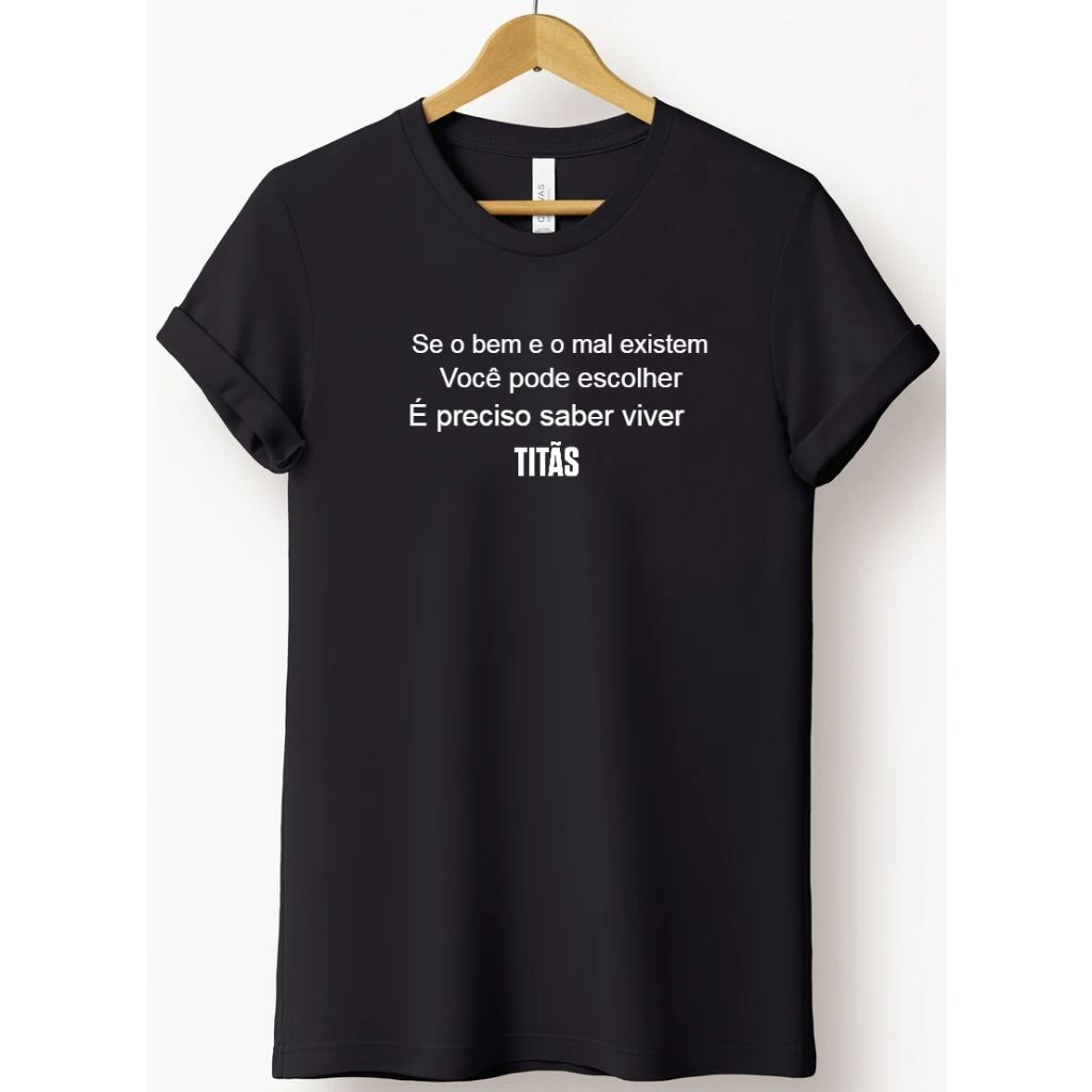 Camiseta Titãs É Preciso Saber Viver Titãs Encontro 