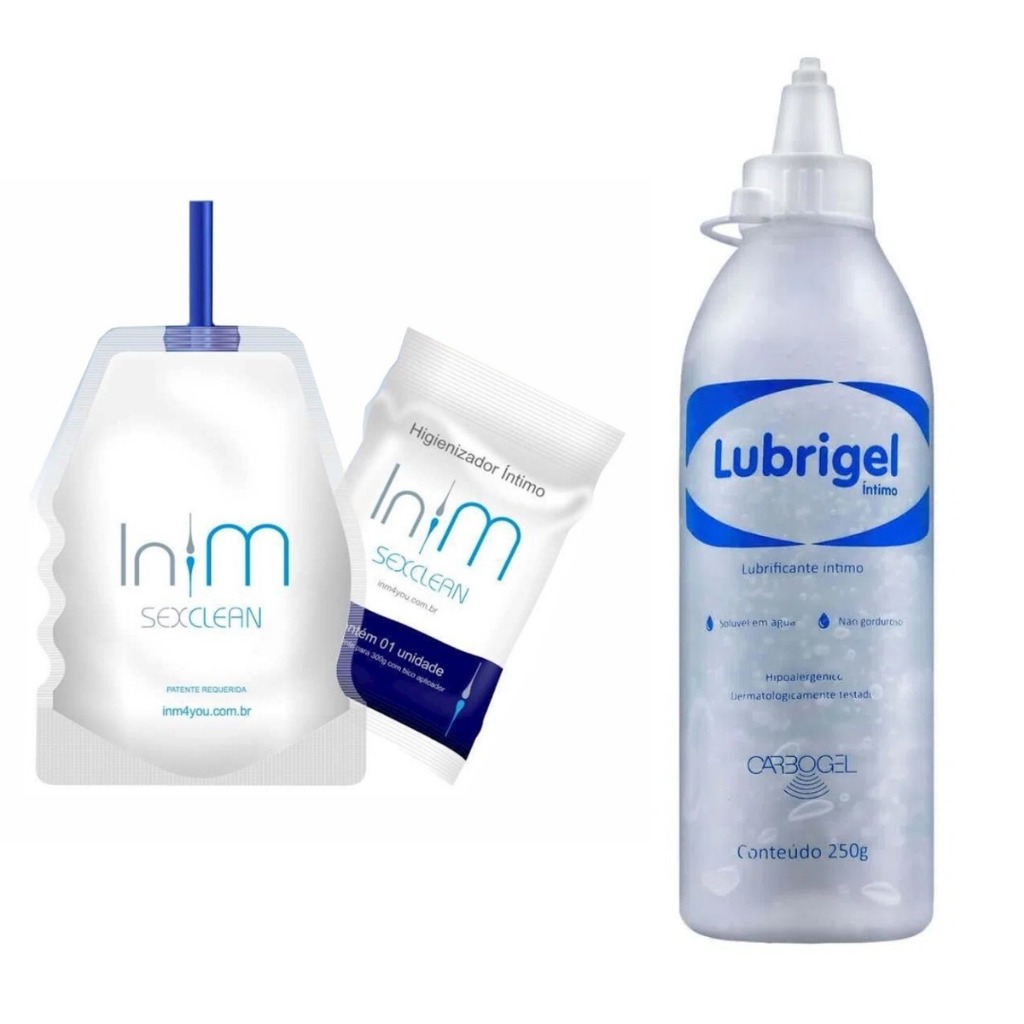 Gel Lubrificante Íntimo Á Base De Água Ducha Higienica Para Limpeza Anal  Chuca Kit