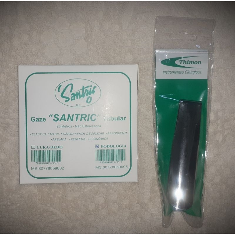 kit Para Curativo Oclusivo - Original - Aplicador de Gaze e Gaze tubular 20 metros - Para podologia e Podologos
