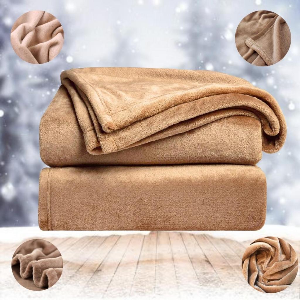 Manta Cobertor 2,00m X 1,80m Casal Microfibra Lisa