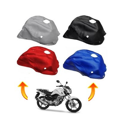 Capa Tanque Moto Titan Fan 160 2016/17/18/19/20/21/22/23/24 Azul Cinza Preta Vermelha