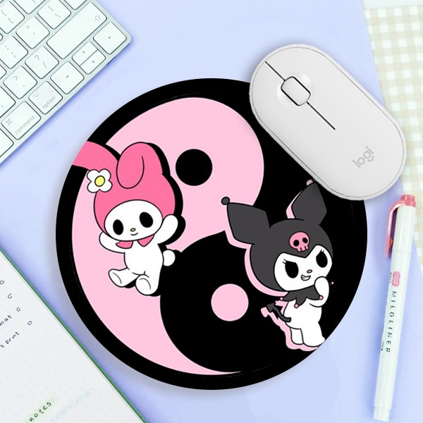 Mouse Pad Kuromi My Melody Shopee Brasil