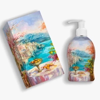 Sabonete Líquido Mahogany 240 ml com caixa Sogno Mediterraneo