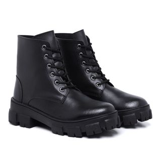 Bota Feminina Coturno SolaTratorada Blogueira Muito Confortável Promoção