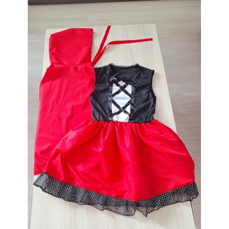 fantasia chapéuzinho vermelho/lobo Shopee Brasil