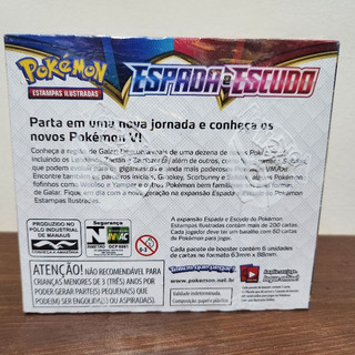 Pokemon Booster Box Espada Escudo | Shopee Brasil