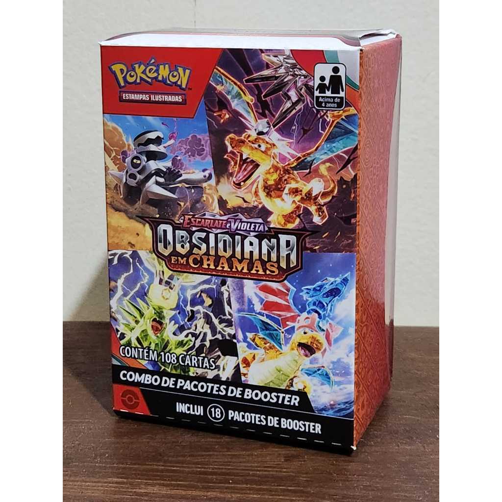 Mini Display Pokemon Obsidiana em Chamas