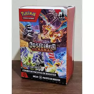 Mini Display Pokemon Obsidiana em Chamas