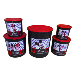 mantimentos 5 peças personalizado mickey