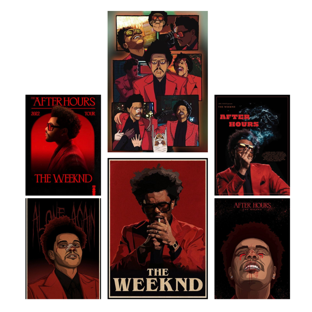 Pôster Premium The The Weeknd Tamanho A4 20X30 cm | Shopee Brasil