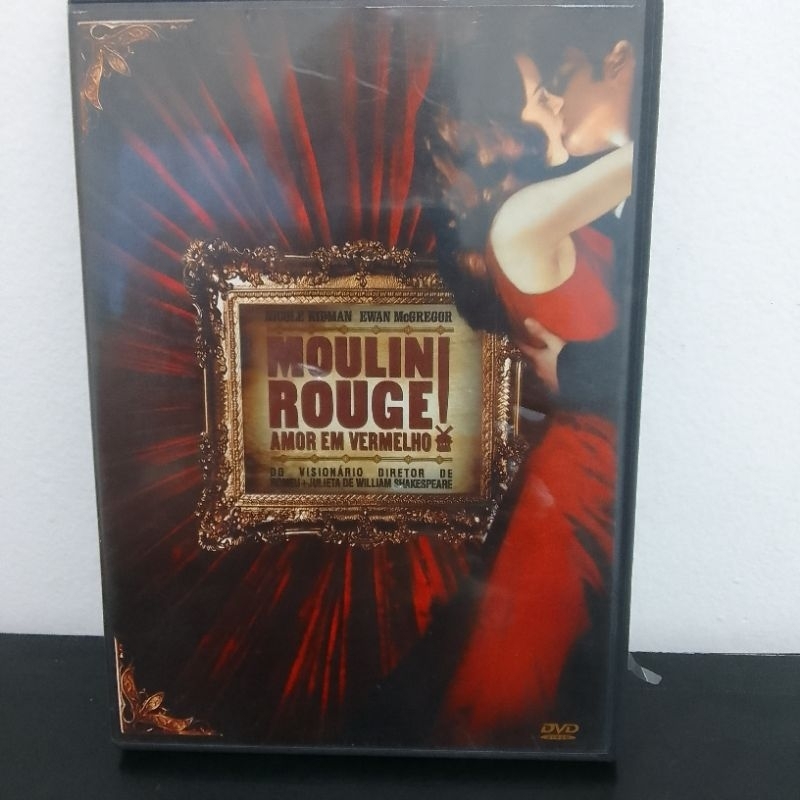 Dvd Moulin Rouge-Nicole Kidman-Dublado-Semi-novo | Shopee Brasil