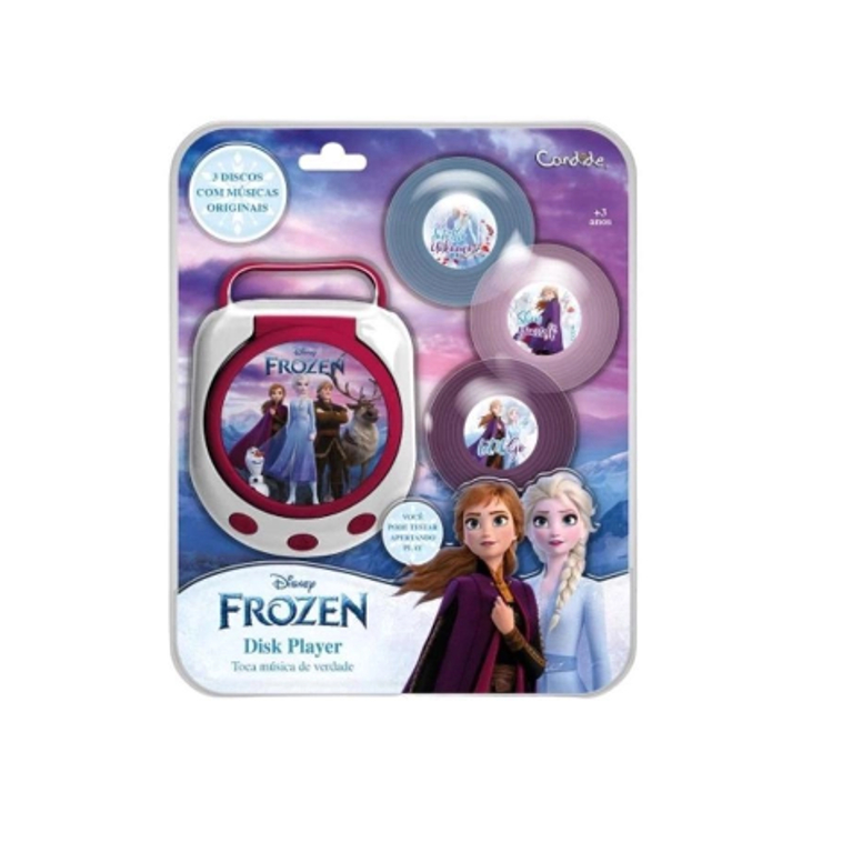 Brinquedo Cd Player Disk Player Frozen Elsa C/3 Discos | Shopee Brasil