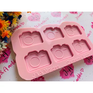 Molde de Silicone para peça em Resina - Cameras 3 cm
