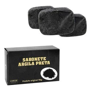 Sabonete Argila Preta Tropical 90g - (12 a 36 unidades)