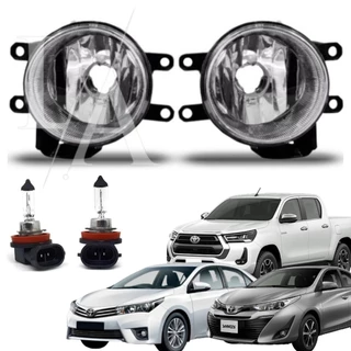 Par Farol De Milha Kit Neblina Corolla 2015 Á 19 Yaris Hilux