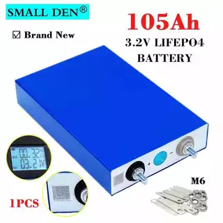 Bateria Liito3.2v 105ah Lifepo4 1 Pecas De Fosfato Sem BMS