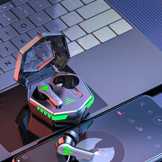 Fone De Ouvido Para Jogo TWS Fones Sem Fio Bluetooth 5.2 Modo Duplo Comutável 8D Stereo Music Game Earbuds Com Microfone em Oferta na Shopee