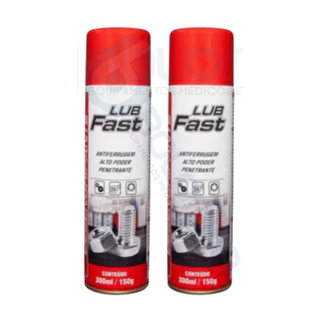 Kit 02 - Desengripante Lubfast Anticorrosivo Spray 300 ml