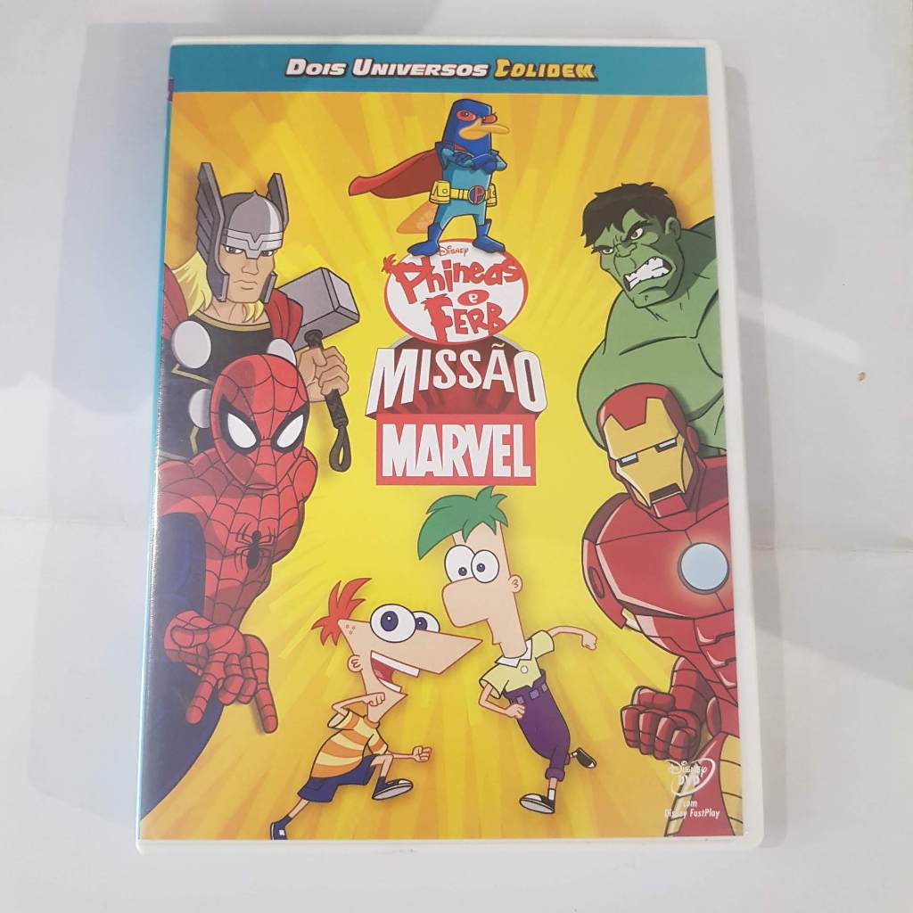 Phineas e Ferb - Missão Marvel - DVD original | Shopee Brasil