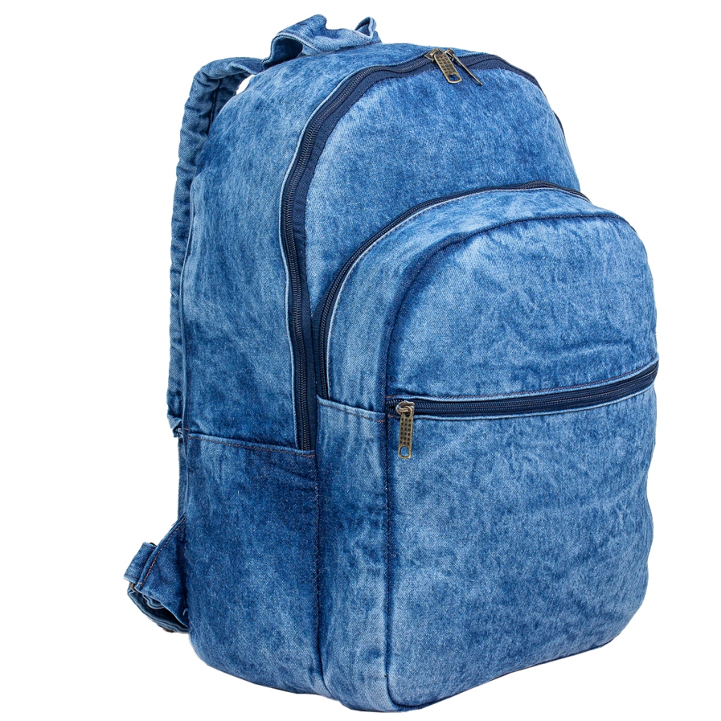 Mochila Jeans Super Resistente Escolar Dia a dia Lindo Design