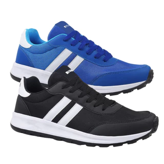 Kit 2 Pares de Tênis Para Academia Masculino Feminino Caminhada