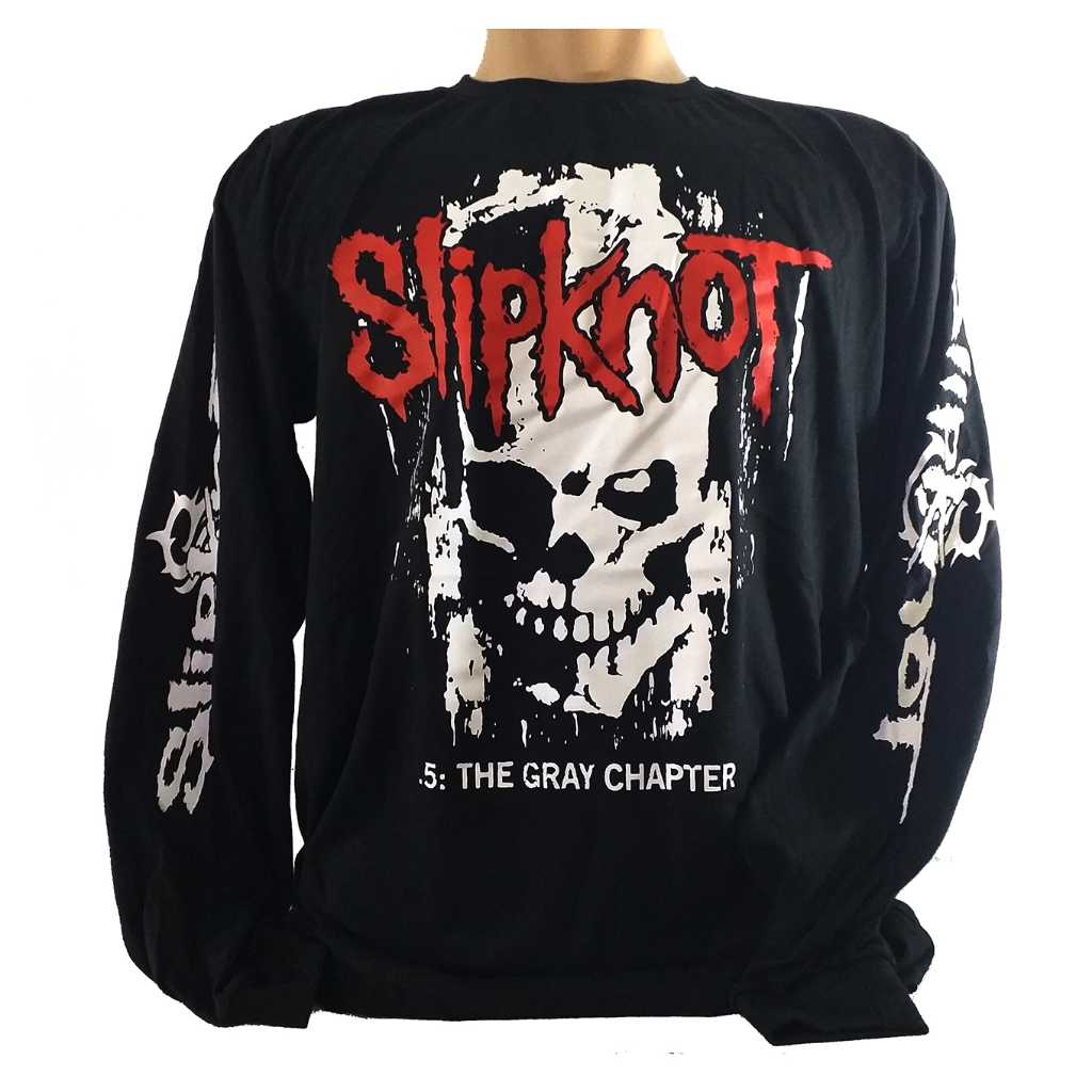 Camiseta Slipknot 5 The Gray manga longa