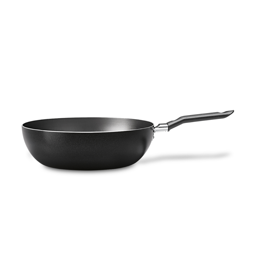 Wok Brinox Ebony Antiaderente 2,3 Litros Ø 24 cm Preto