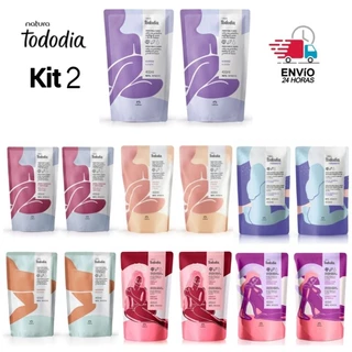 Kit 2 Creme Refil Hidratante Corporal Natura Tododia com 2un×400ml Cada