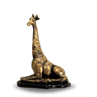 Girafa De Enfeite Para Prateleira Estante Decorativa Luxo