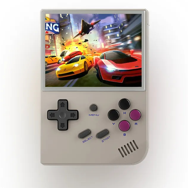 Console Anbernic Rg35xx Cinza 64gb Garlic Os