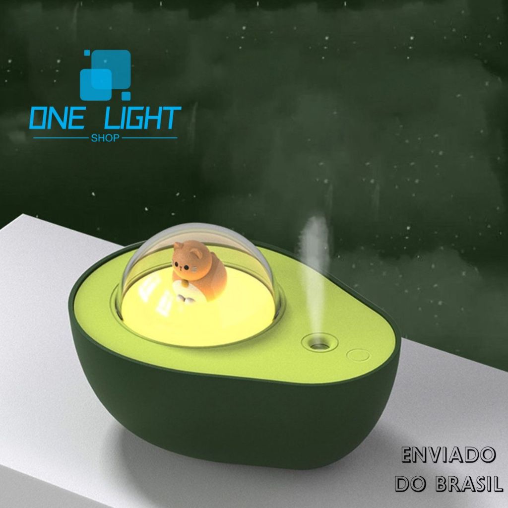 Umidificador De Ar Purificador Aromatizador Climatizador Ultrassônico Portátil Com Design TQ-70134