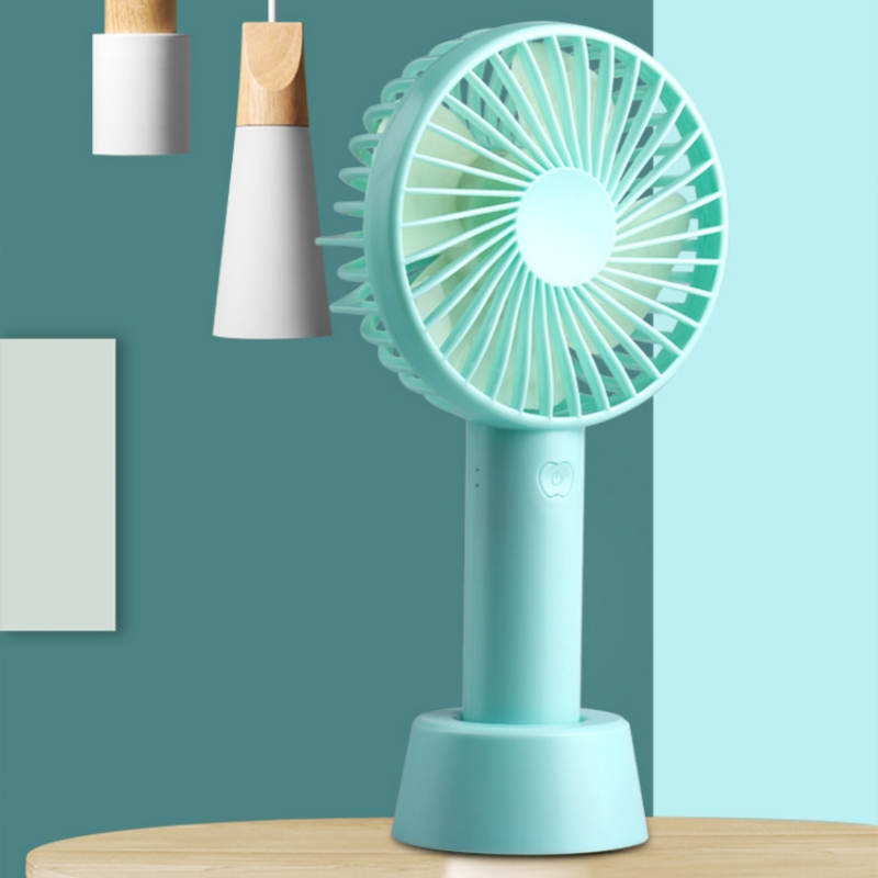 Mini Ventilador Recarregável Portátil De Mão Mesa Usb Pilha 3 velocidades PROMOÇÃO