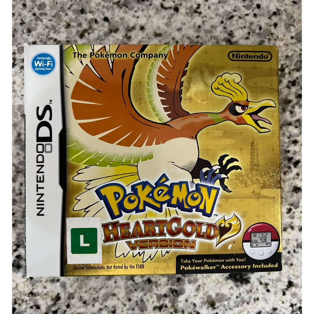 Pokémon HeartGold - Versão nacional com luva