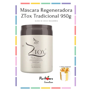 Máscara Regeneradora ZTox Tradicional ZAP com Óleo de Chia & Macadâmia 950g