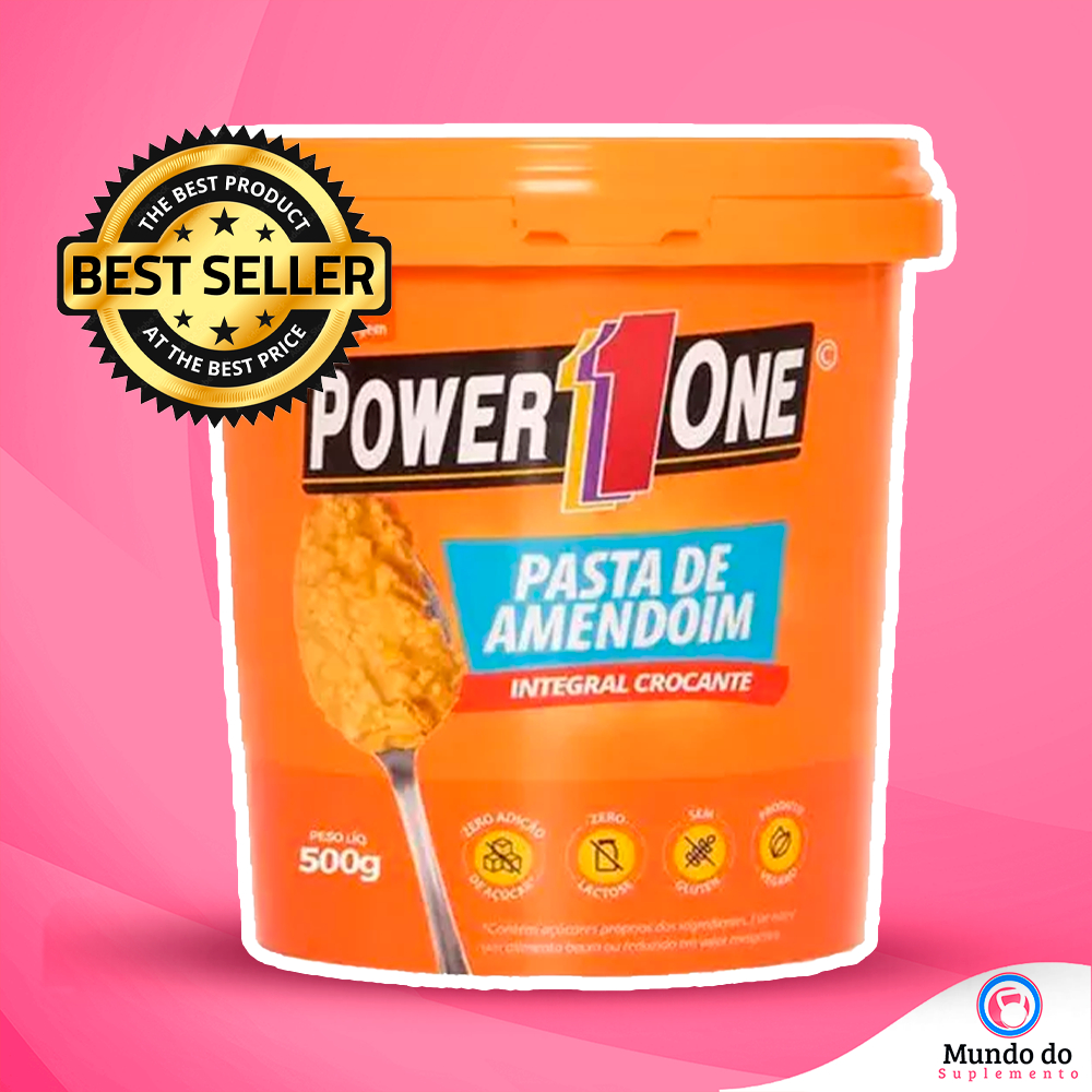 Pasta de Amendoim Integral 1kg - Power One