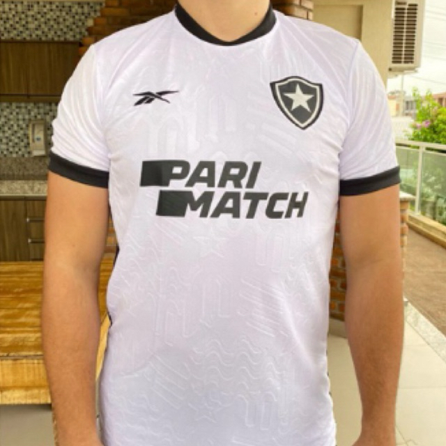 Camisa Botafogo Branca uniforme III de Alta Qualidade ENVIO IMEDIATO