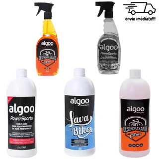 Desengraxante Shampoo Bike Concentrado Algoo Powersports, Citrus e lavagem geral de 1 litro ou 700ml